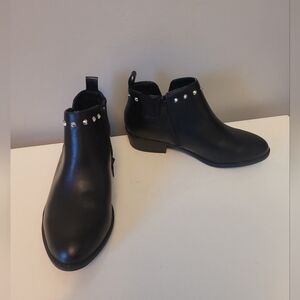 Torrid Black Studded Ankle Boots, BNWOT, Size 6